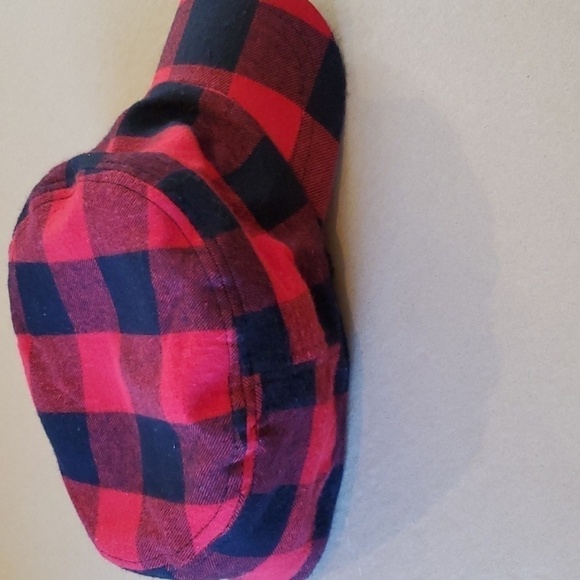 Preppy Peter Grimm Buffalo check cadet hat black fleece lining. One size - Picture 6 of 7